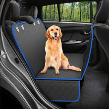 Load image into Gallery viewer, Dog Car Seat Cover View Mesh Pet Carrier Hammock Safety Protector Car Rear Back Seat Mat With Zipper And Pocket For Travel