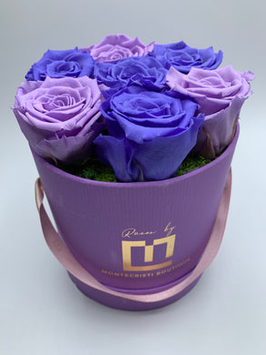 lavender and purple mix of roses eternal roses, forever roses 