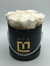 Load image into Gallery viewer, Chanel inspired our Coco line Preserved White Roses - MCROSES.COM
