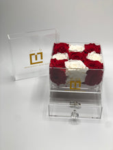 Load image into Gallery viewer, Preserved roses in acrylic box - MCROSES.COM
