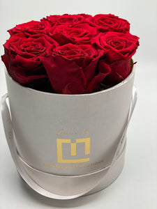 Everlasting Preserved 7 Red Roses - MCROSES.COM