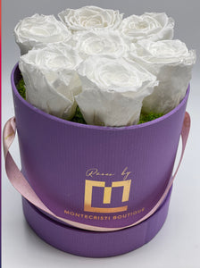 Heavenly 7 collection White Roses lavender box - MCROSES.COM